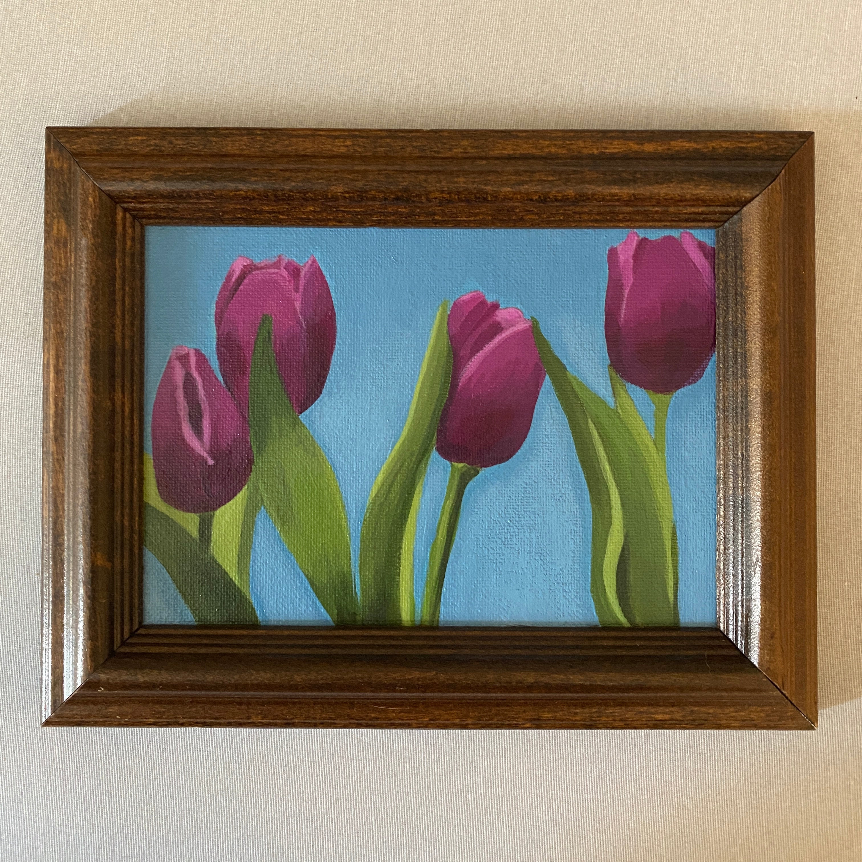 Tulips & the Blue Sky