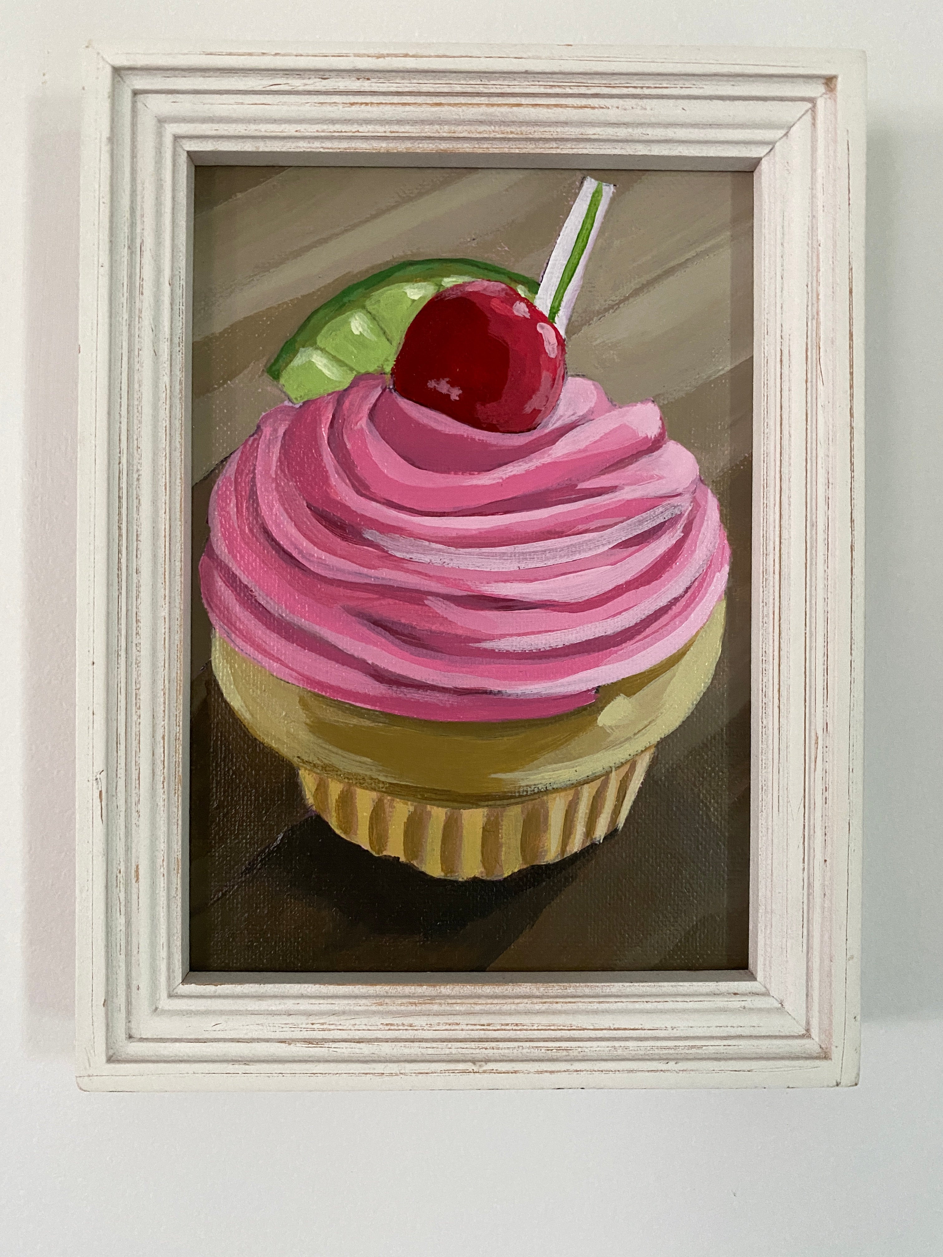 Cherry Lime Cupcake